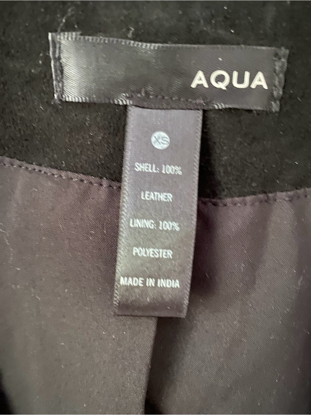 Aqua by Bloomingdale’s Black Suede Fringe Leather Jacket - Picture 5 of 5